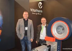 Ed Roeleveld (Vitotherm) en Harry van Zuthem (HC Engineering)